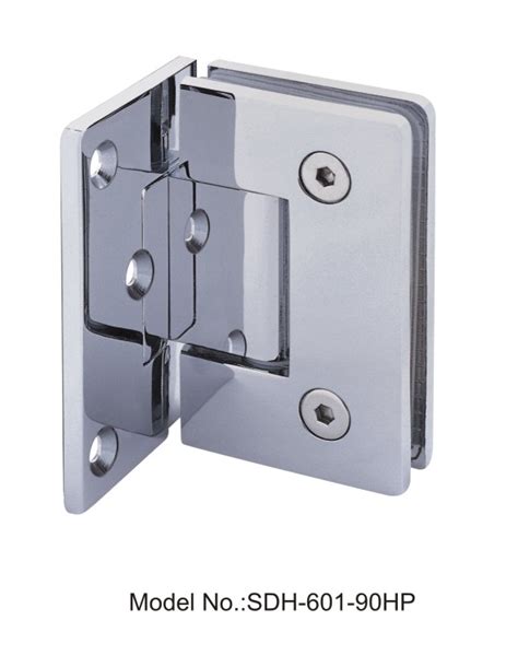90 Degree Pvd Shower Door Hinges Glass To Wall With Half Plate Sdh 601 90hp