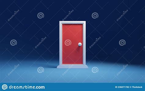Anywhere Door On Empty Room Entrance Door To Solve Problems The Key Of