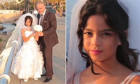 Kafa Charity Stunt Sees Grey Haired Groom Marriy 12 Year Old Girl In Lebanon Daily Mail Online