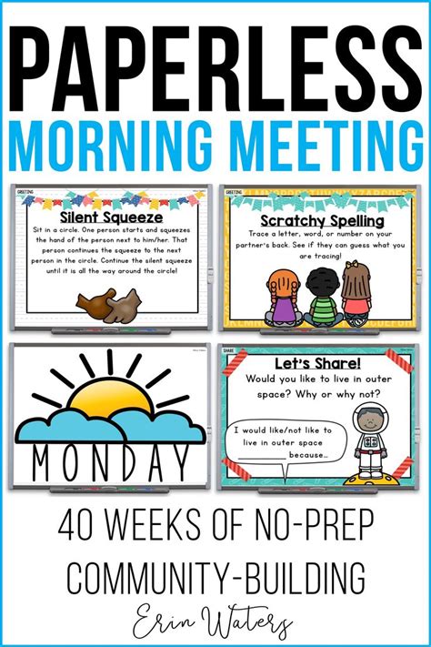Morning Meeting Slides Morning Meeting Activities Greetings Bundle For K 2 Morning Meeting