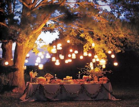 Summer Night Party With Lights Party Ideas Pinterest