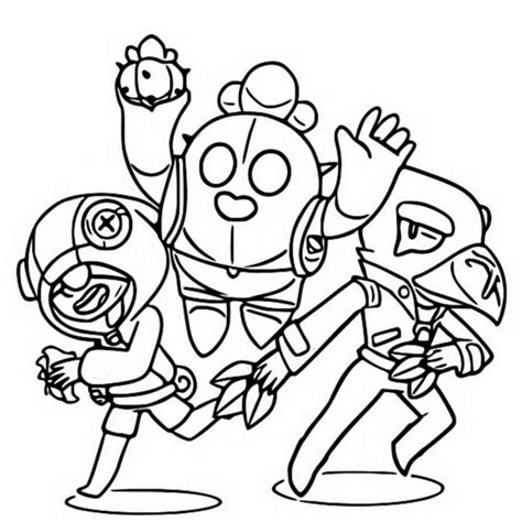 Creations submitted to this campaign have a chance of being made official skins in brawl stars! Brawl Stars Ausmalbilder | Star coloring pages, Coloring ...