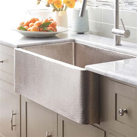Kraus khf 200 30 is not different from stainless steel farm sinks, as for instance lordear apron front deep single bowl sink, are very easy. Farmhouse 30 Copper Apron Front Sink | Native Trails