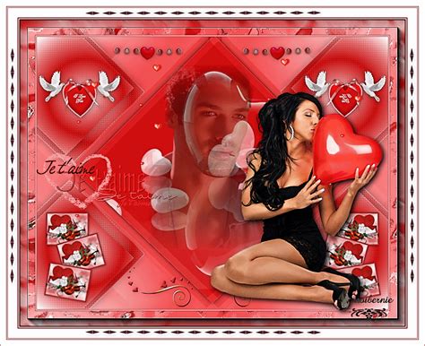 Saint Valentin Jolie Carte Fête Des Amoureux