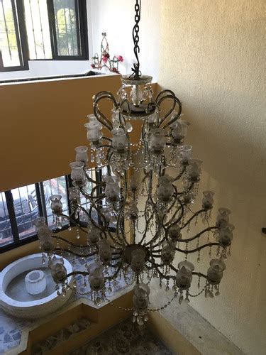 Hermoso Candelabro Colgante Antiguo 3640000 En Mercado Libre