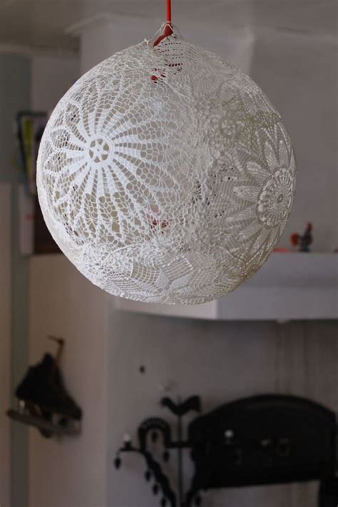 Diy Doily Lamp 10 Differentsolutionspage