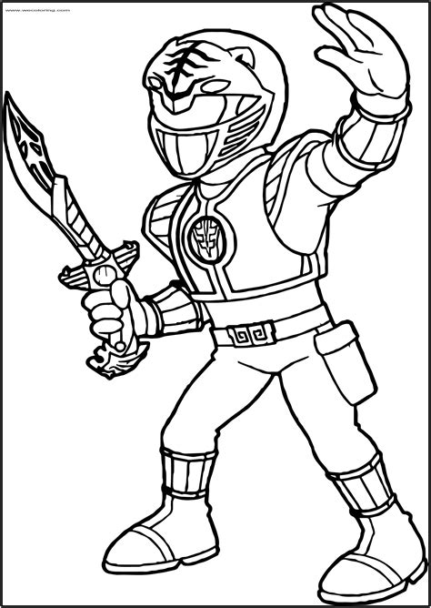 Free Printable Power Rangers Coloring Pages Printable Templates