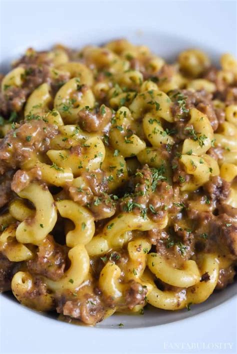 This Is So Easy And So Creamy And Good Cheeseburger Macaroni In The