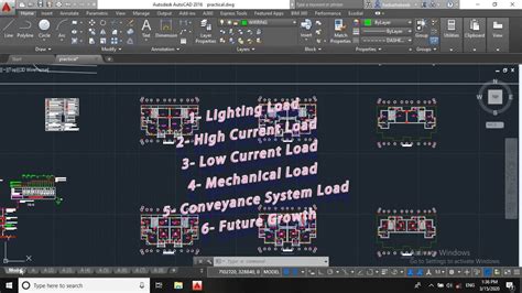 Autocad Mep Training 21 Electrical Load Distribution 1 2 Youtube