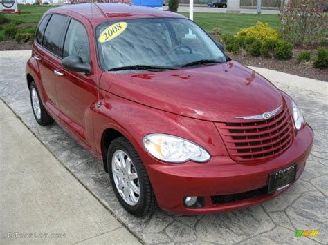 2008 Inferno Red Crystal Pearl Chrysler Pt Cruiser Touring 28937148