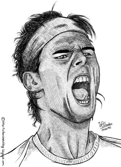 Rafael Nadal Rafael Nadal Celebrity Drawings Cool Art Drawings
