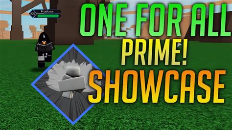 One For All Prime Showcase Heroes Online Roblox Youtube