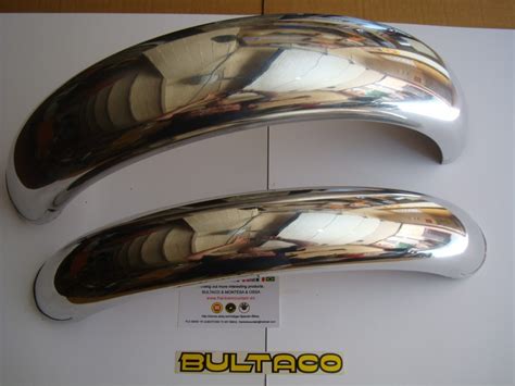 Bultaco Alpina Fenders Front And Rear Model 85 To 165