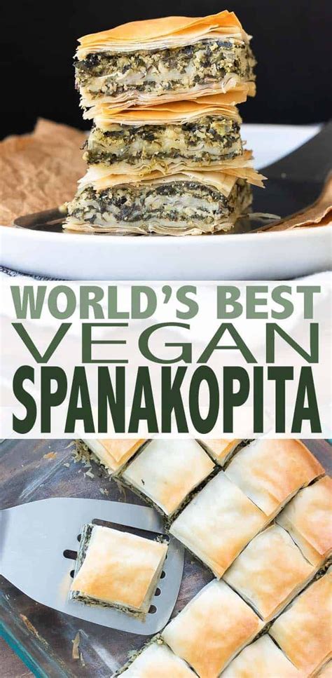 Blend the simple 4 ingredient feta' like filling. World's Best Greek Vegan Spanakopita | Recipe | Vegan ...