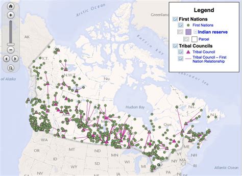 Canadian Indigenous Tribes Map