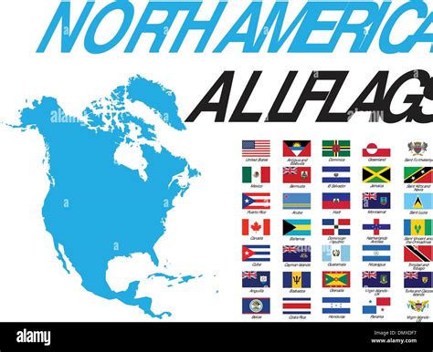 All Flags In North America