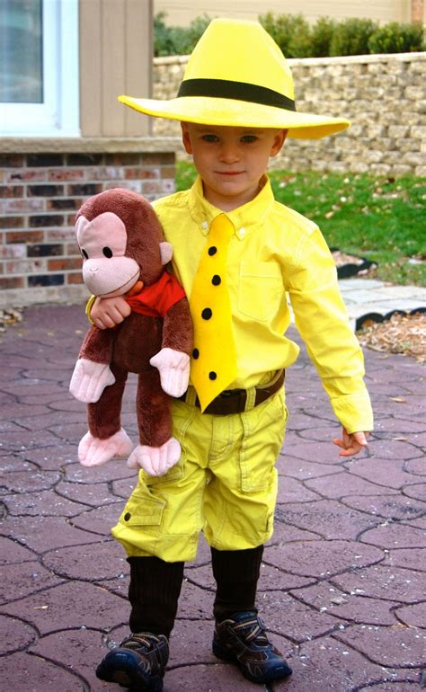 The Man With The Yellow Hat Curious George Costume Boys Halloween