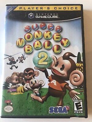 Super Monkey Ball 2 Nintendo GameCube 2002 COMPLETE CIB Manuals