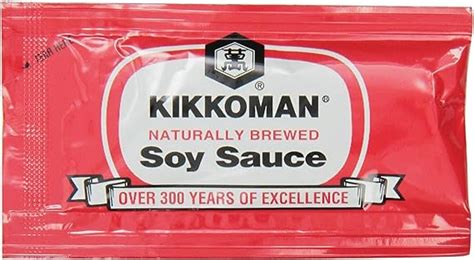 Kikkoman Soy Sauce Packets Naturally Brewed Soya Sauces Contains