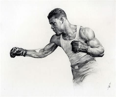 Boxing Pencil Drawing Thielharrison