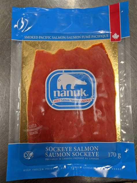 Wild Smoked Sockeye Salmon 7c Seafood