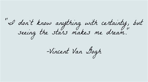 Vincent Van Gogh Quote Vincent Van