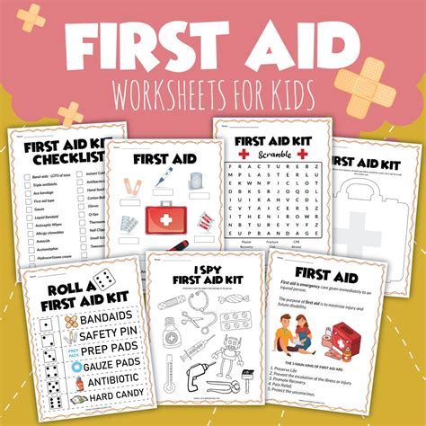 Free First Aid Printable Worksheet Bundle Just A Simple Home