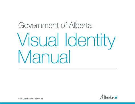 Government Of Alberta Pdf Document Branding Style Guides
