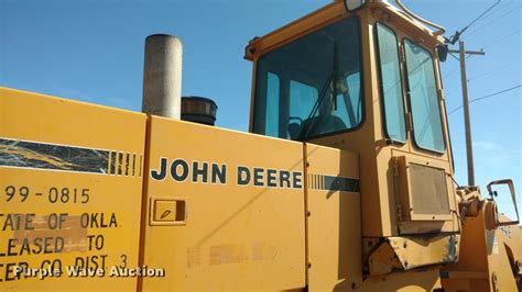 1988 John Deere 644e Wheel Loader In Alva Ok Item Da4363 Sold