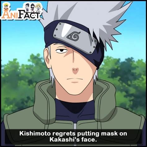 Kishimoto Regrets Putting Mask On Kakashis Face Kakashi