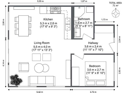 Simple Floor Plan With Dimensions In Cm Create Simple