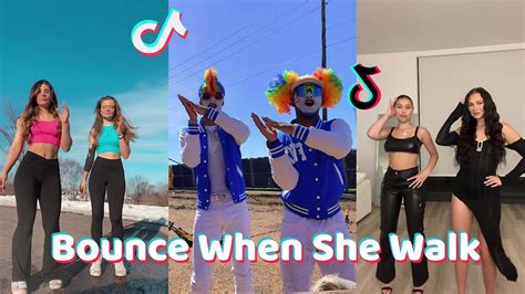 Bounce When She Walk Dance Tiktok Compilation Youtube