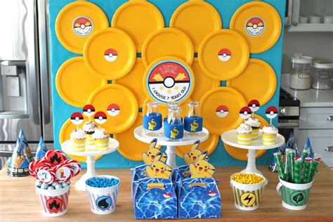 Pokemon Theme For A Kids Birthday Party Bookeventz
