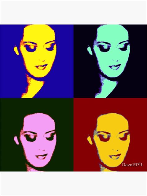 Monica Roccaforte Pop Art Poster By Dave1974 Redbubble