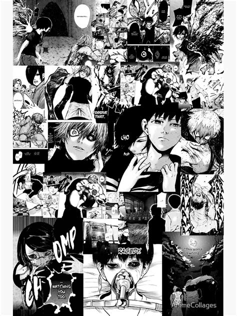 Lámina Fotográfica Collage De Manga De Tokyo Ghoul De Animecollages