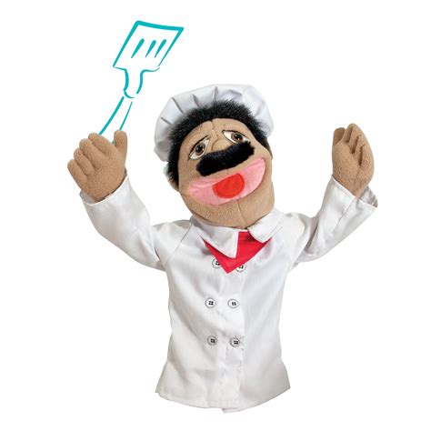 Buy Melissa And Doug Chef Puppet Al Dente With Detachable Wooden Rod