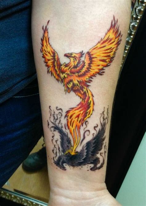 Small Phoenix Tattoos Flame Tattoos Phoenix Bird Tattoos