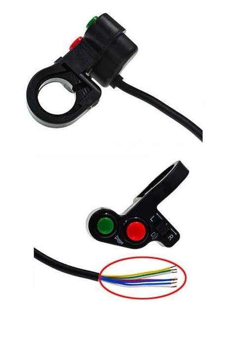 Buy 3 In 1 Motorcycle Switch Scooter Quad Light Turn Signal Electric