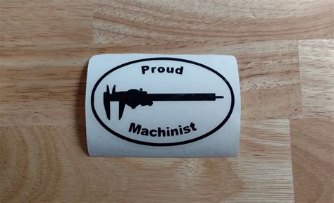Machinist Machine Shop Machining Cnc Vinyl Decal 22 Colors 11 Etsy