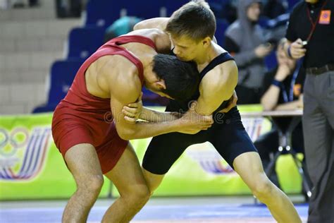 Orenburg Russia March 16 2017 Year Boys Compete In Freestyle
