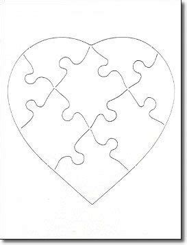 Each and every piece of the puzzle has part of the image. Blank Jigsaw Puzzle 6 x 8 (8 Piece) HEART | Presentes ...