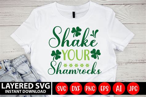Shake Your Shamrocks Svg Design Graphic By Craftart589 · Creative Fabrica