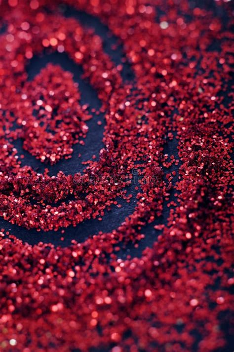 Red Glitter And Sparkles Stock Image Image Of Sequins 47968133