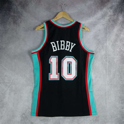 Camiseta Mike Bibby Vancouver Grizzlies Nba 10 Negra 2001 02