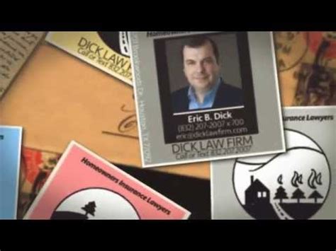 Find a local property insurance attorney in your state. Dick Law Firm Homeowners Insurance Lawyers - YouTube