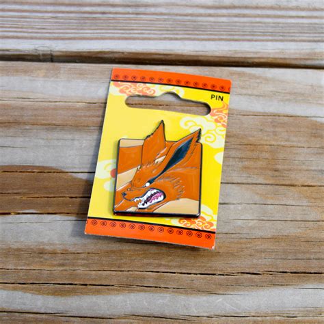Kurama Naruto Nine Tails Fox Enamel Pin Collectors Outpost