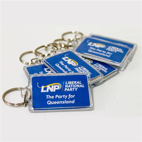 Lnp Plastic Key Ring Liberal National Party Of Queensland Lnp