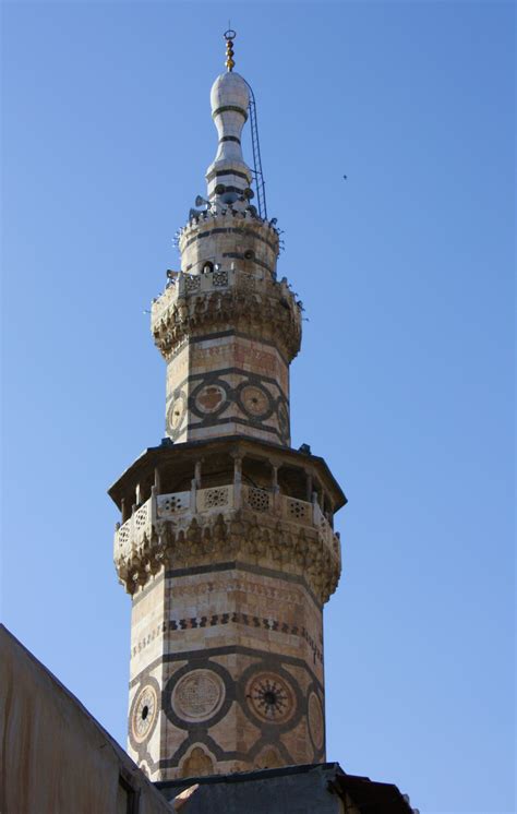 Fileflickr Jemasmith Qait Bey Minaret Umayyad Mosque Damascus