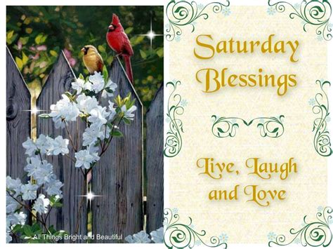 Live, Laugh And Love - Saturday Blessings Pictures, Photos, and Images ...