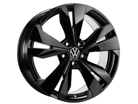 2021 Volkswagen Id4 20 Wheel Front 5 Twin Spoke Gloss Black
